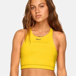 Move Free Crop Top Yellow